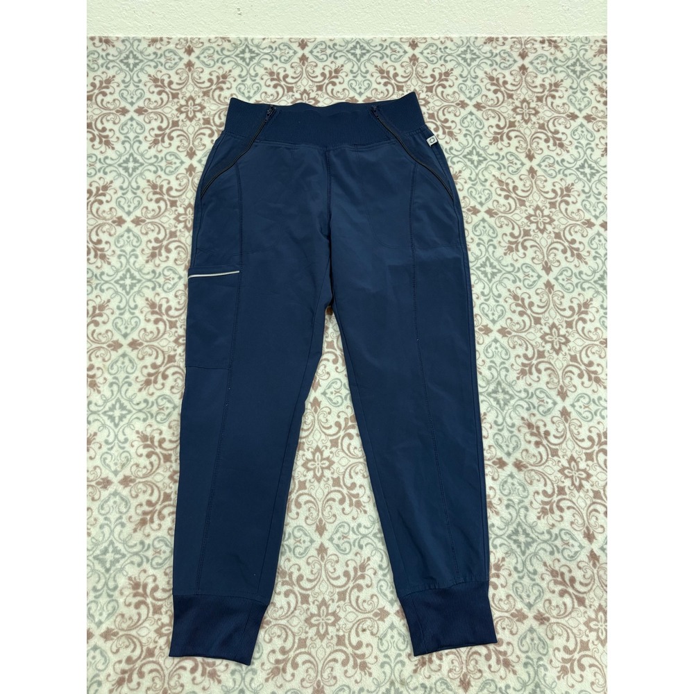 Cherokee Infinity Navy Blue Scrub Joggers XS Petite CK110AP Cargo Work Pants